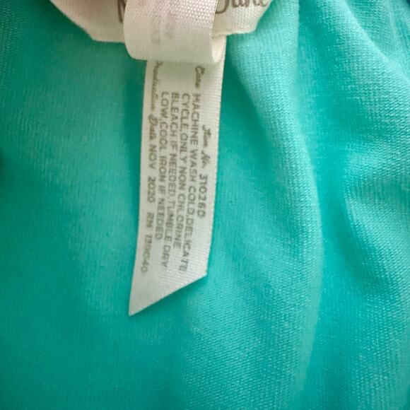 Matilda Jane Dream Chasers Polka Dot Daisy Floral Sleeveless Dress Blue Green 14 - Picture 8 of 8